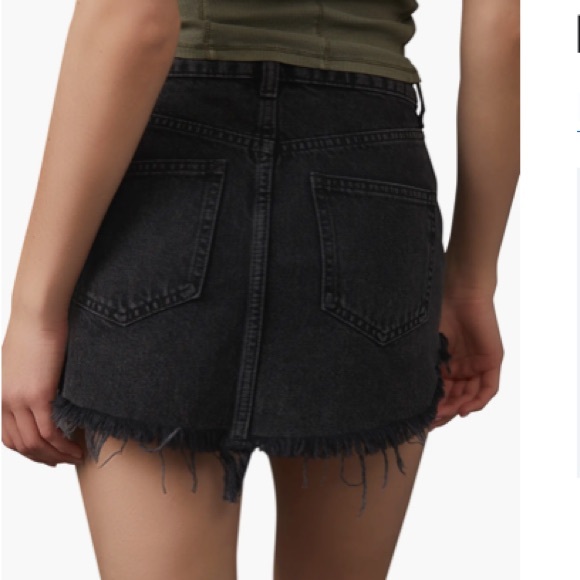 Free People We The Free Sky High Nonstretch Denim Miniskirt - Picture 3 of 9